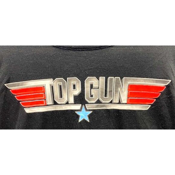 TOP GUN (2020) Official Women's Tom Cruise 80's Movie Logo T-Shirt Size X-Large - Picture 2 of 4